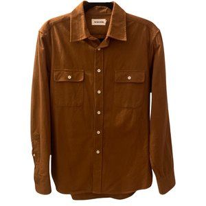 Taylor Stitch Yosemite Shirt | Men's | M | Camel Brown